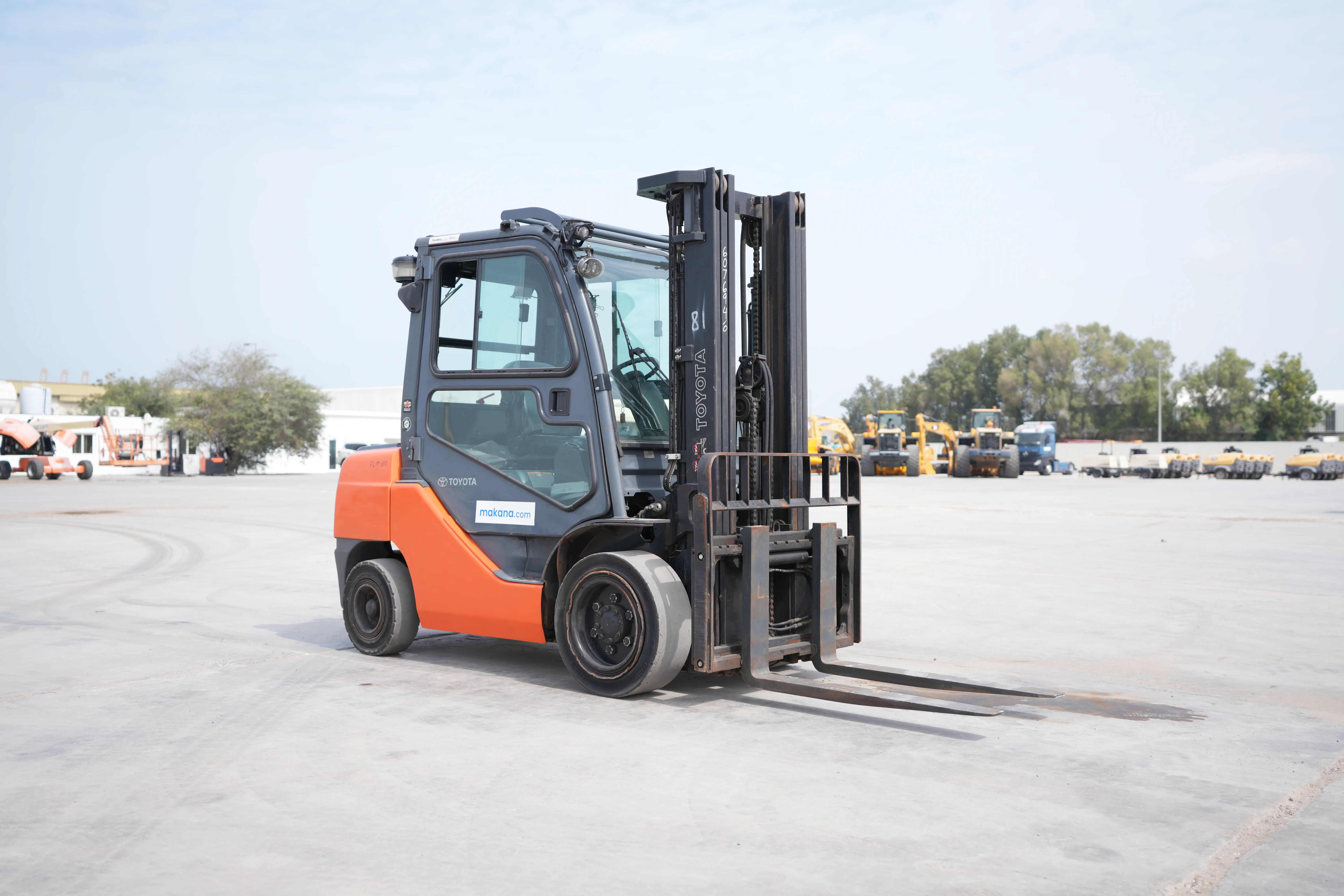 Product-Toyota 8FDU30 diesel forklift-exterior