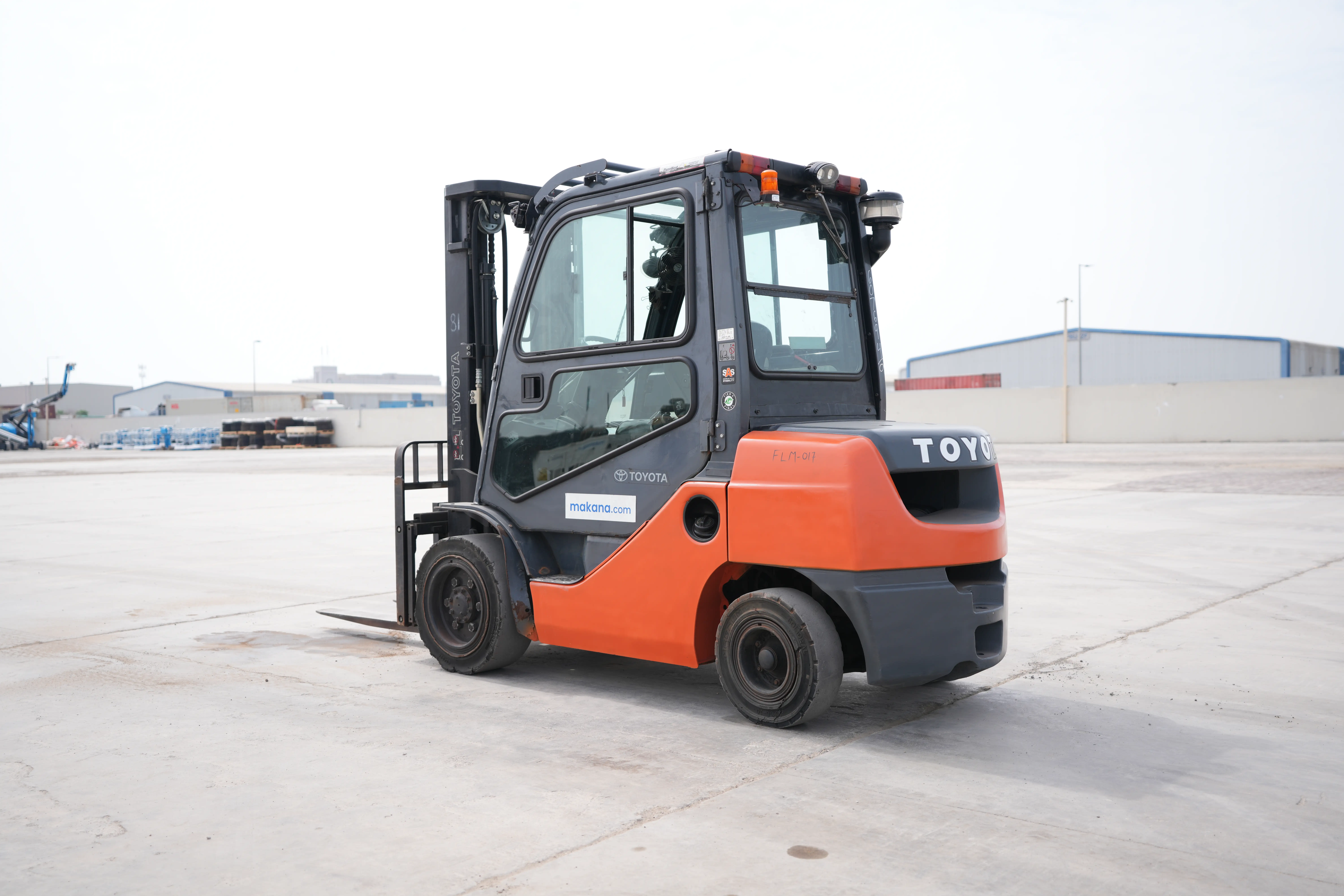 Product-Toyota 8FDU30 diesel forklift-exterior