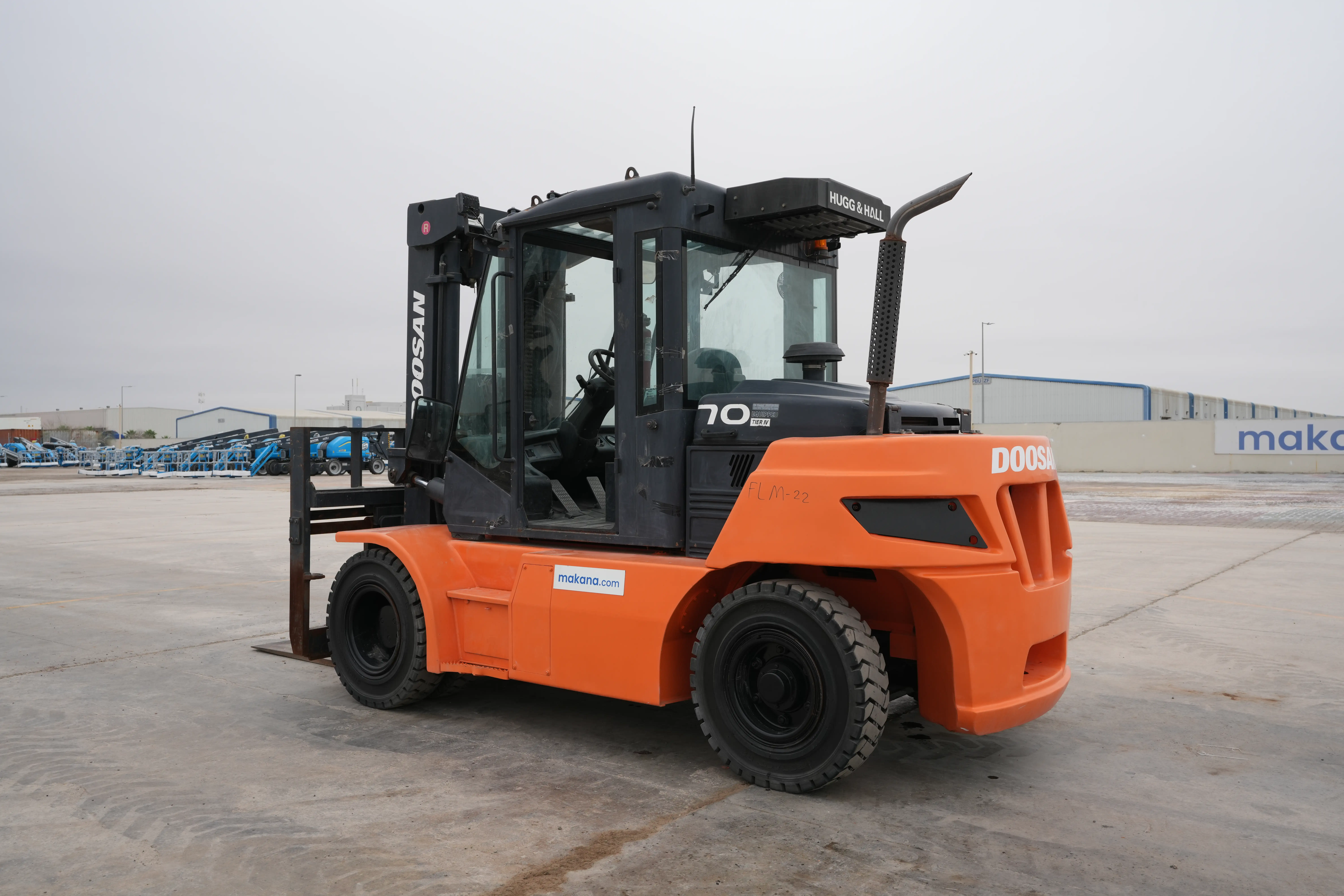 Product-Doosan D70S-7 forklift-exterior