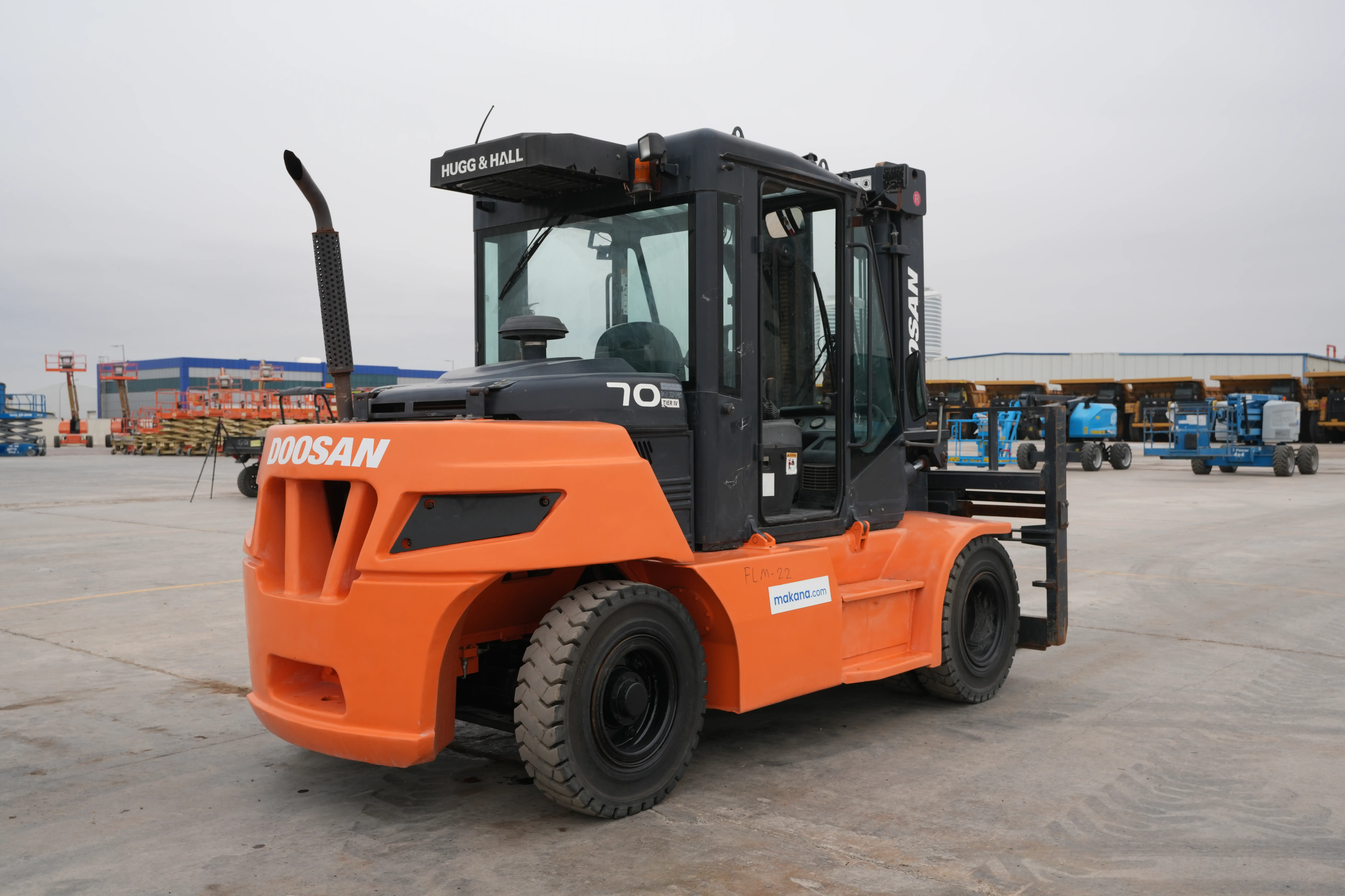 Product-Doosan D70S-7 forklift-exterior