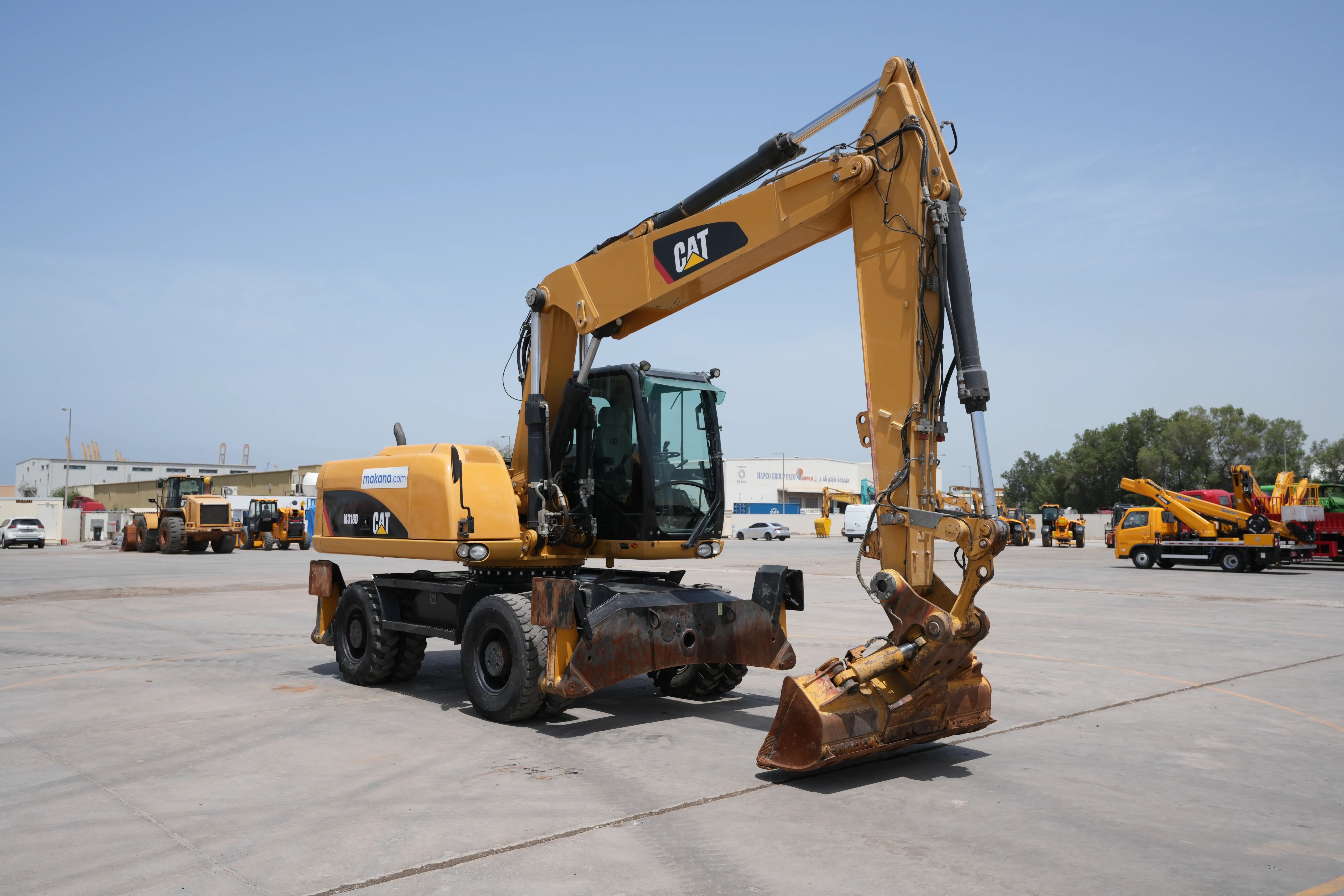 Product-Cat M318D wheel excavator-exterior