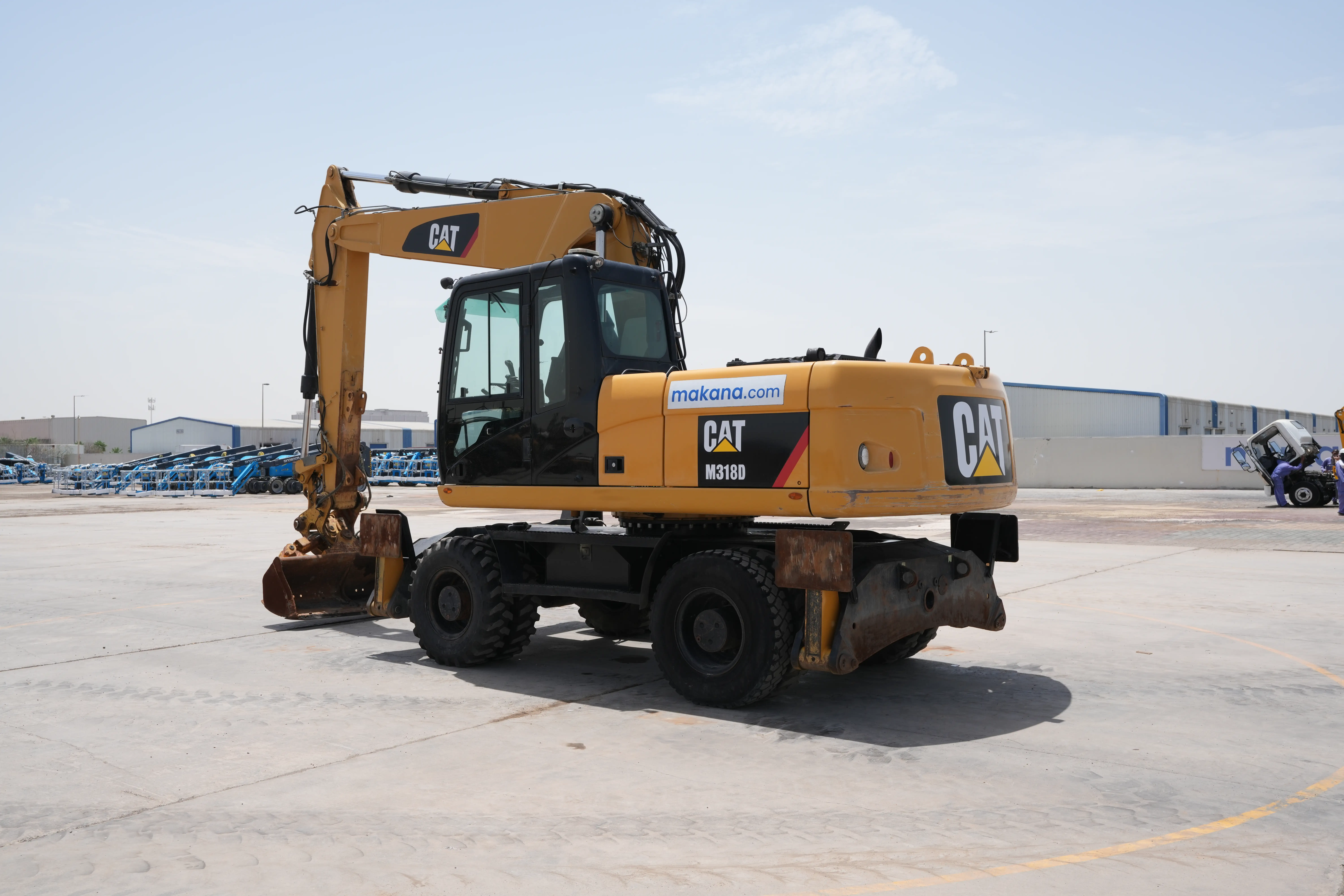 Product-Cat M318D wheel excavator-exterior
