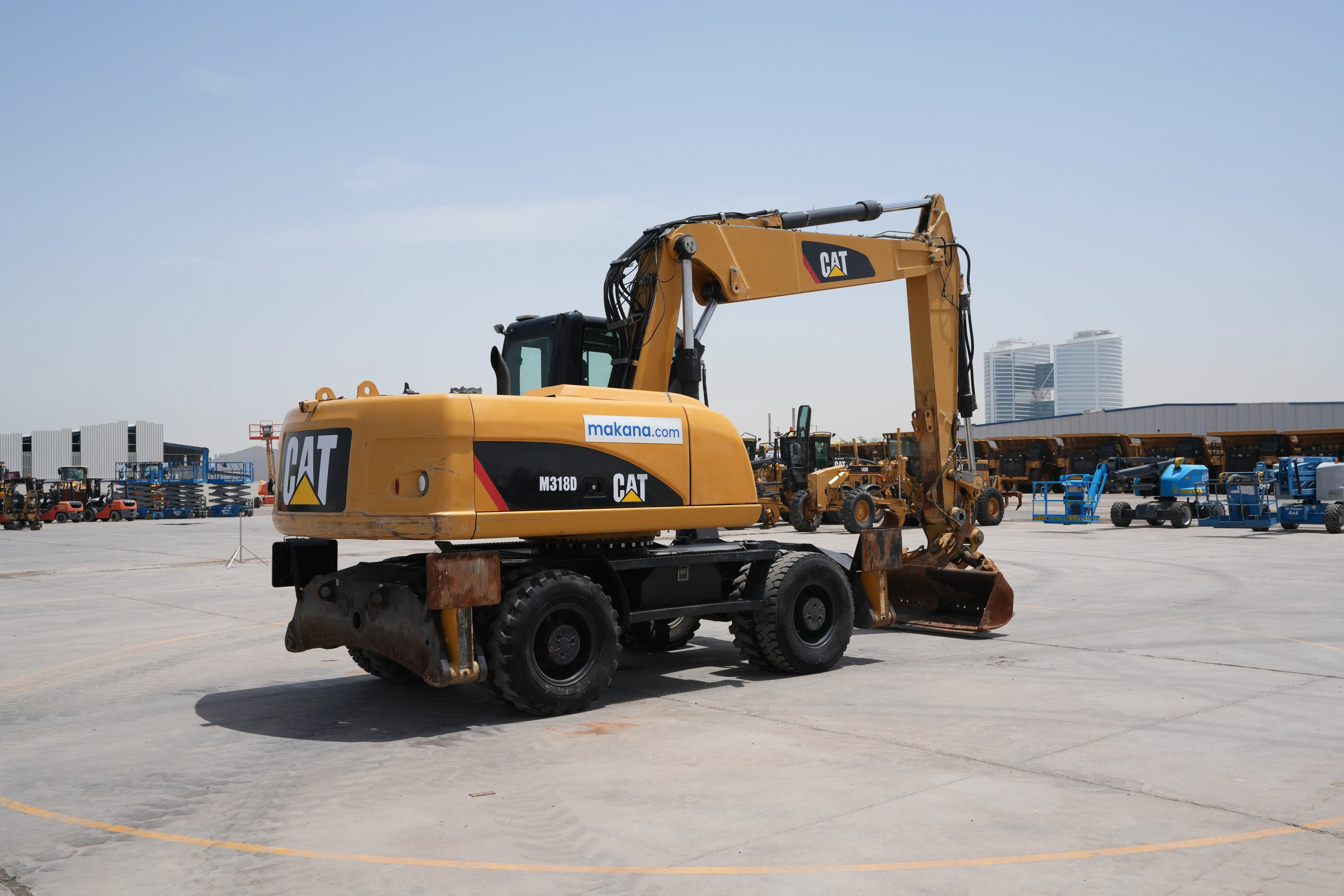 Product-Cat M318D wheel excavator-exterior