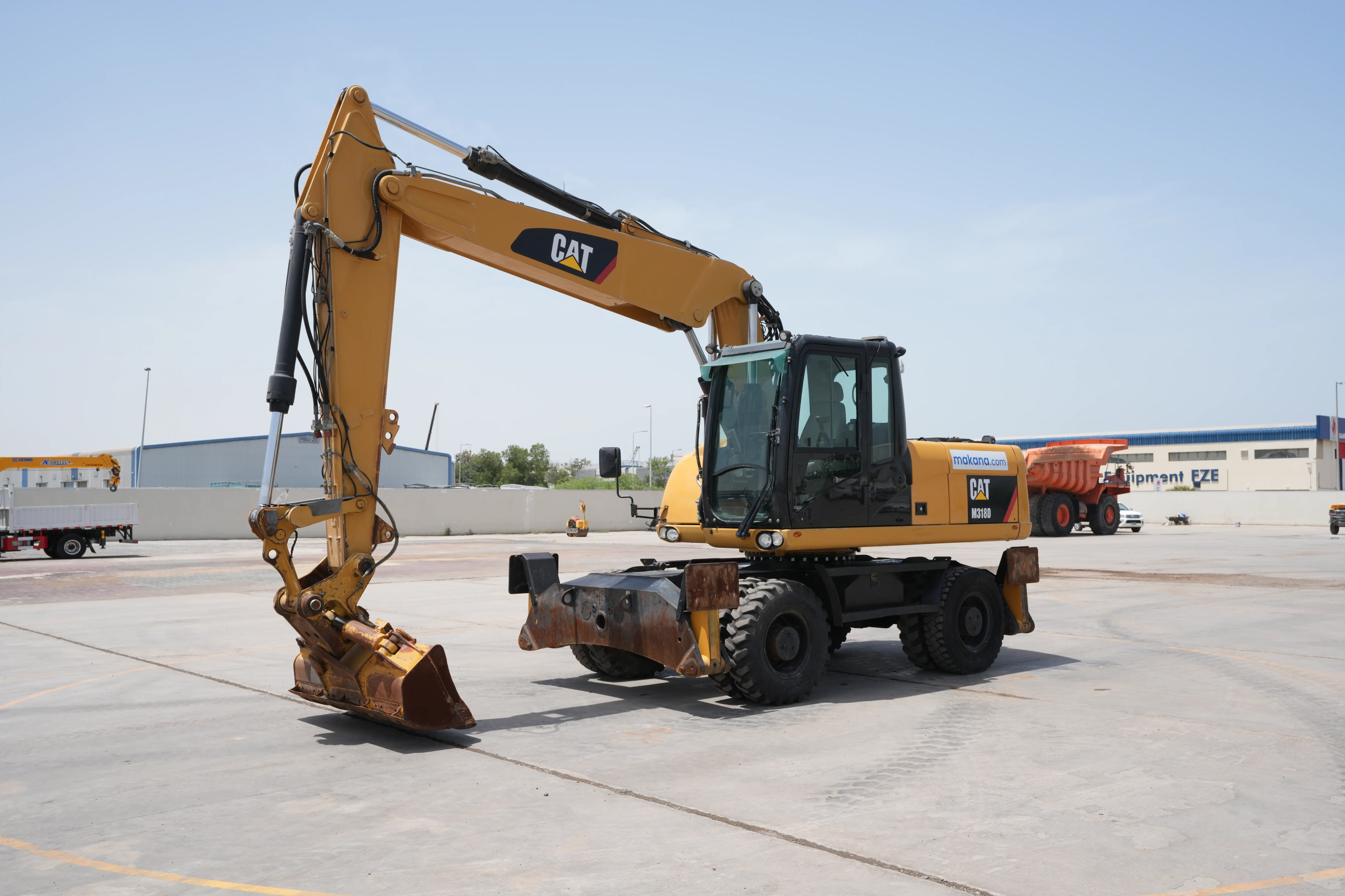 Product-Cat M318D wheel excavator-exterior