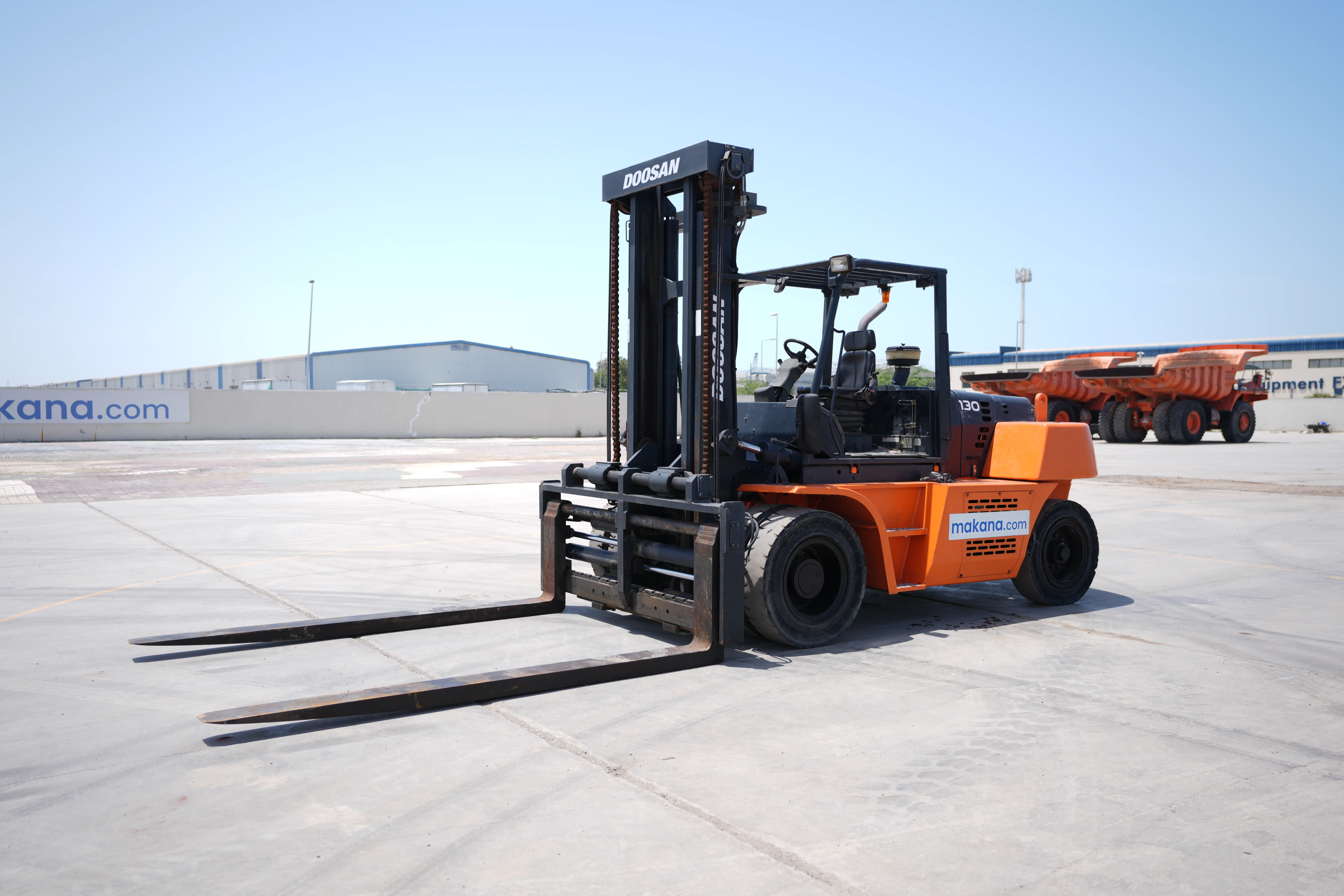 Product-Doosan D130S-5 diesel forklift-exterior