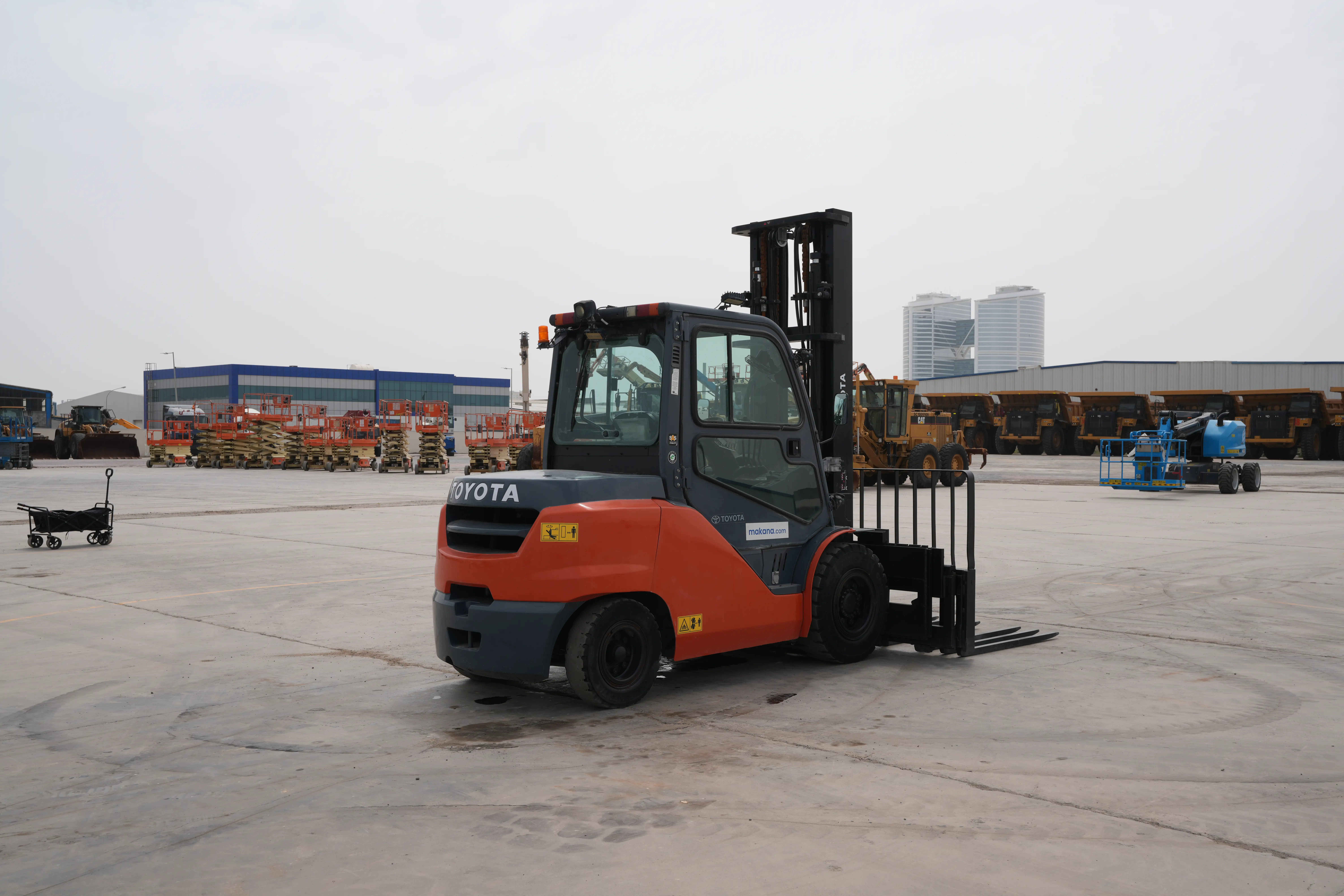 Product-Toyota 8FD50U diesel forklift-exterior