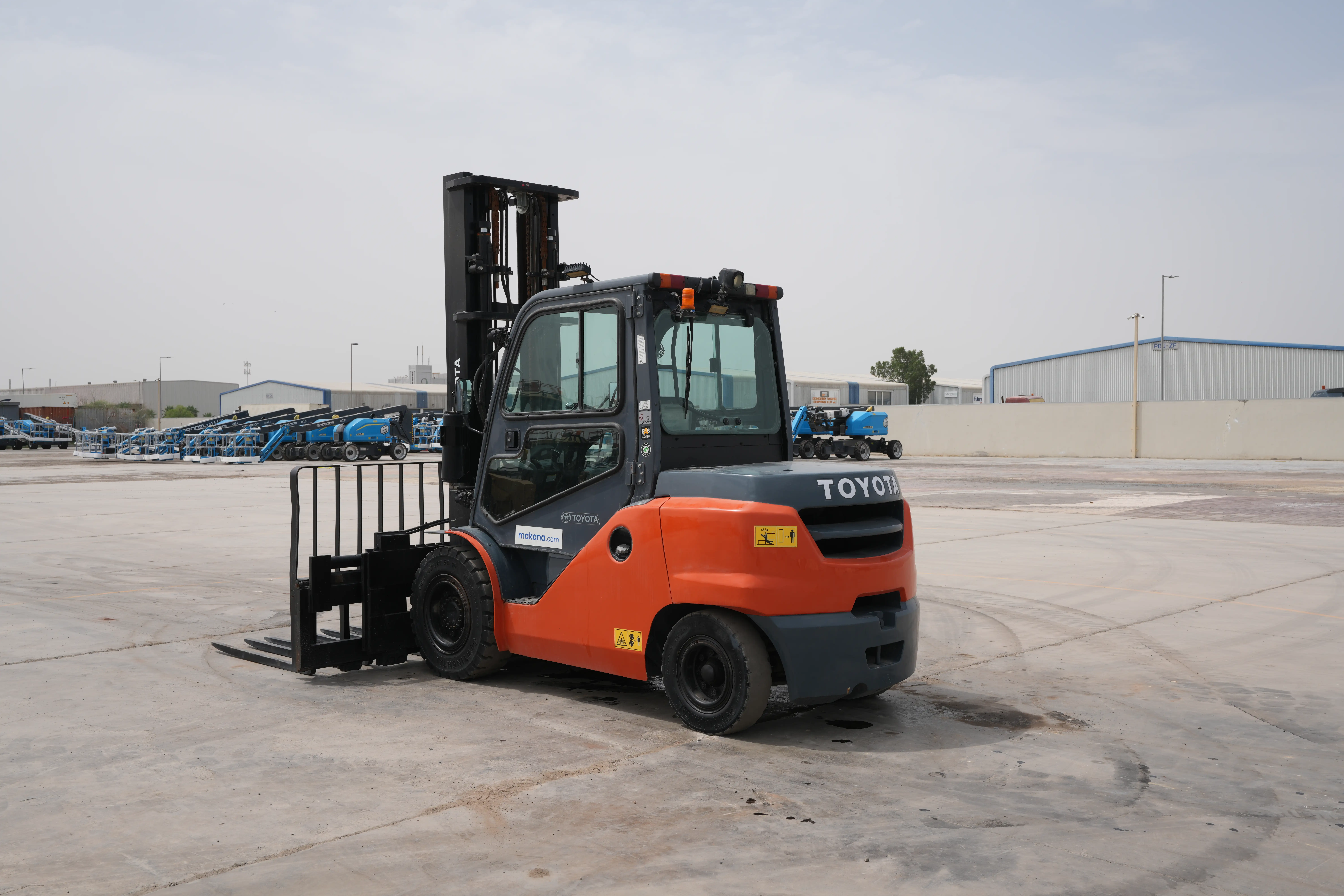 Product-Toyota 8FD50U diesel forklift-exterior