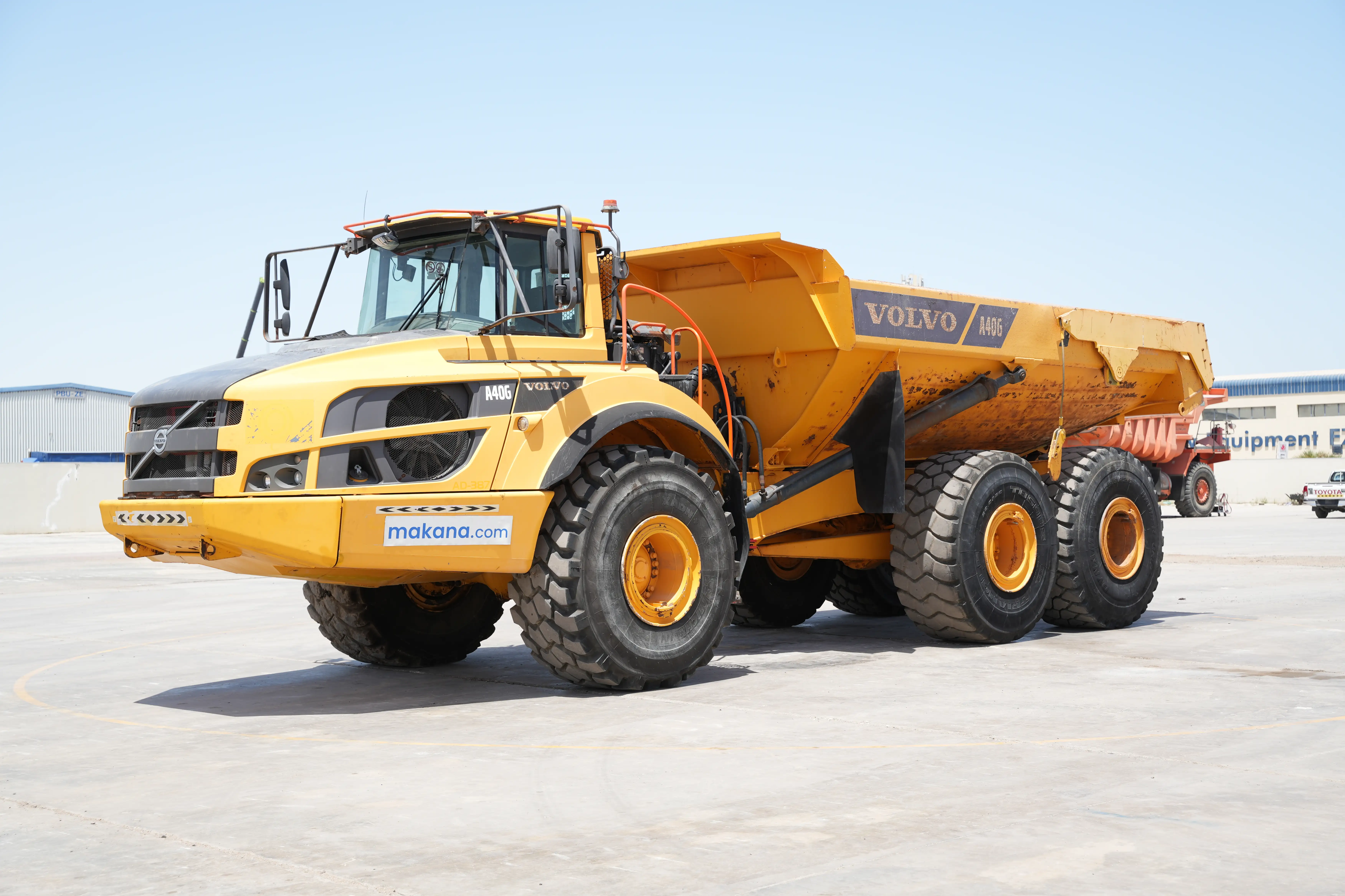 Product-Volvo A40G articulated dump truck-exterior