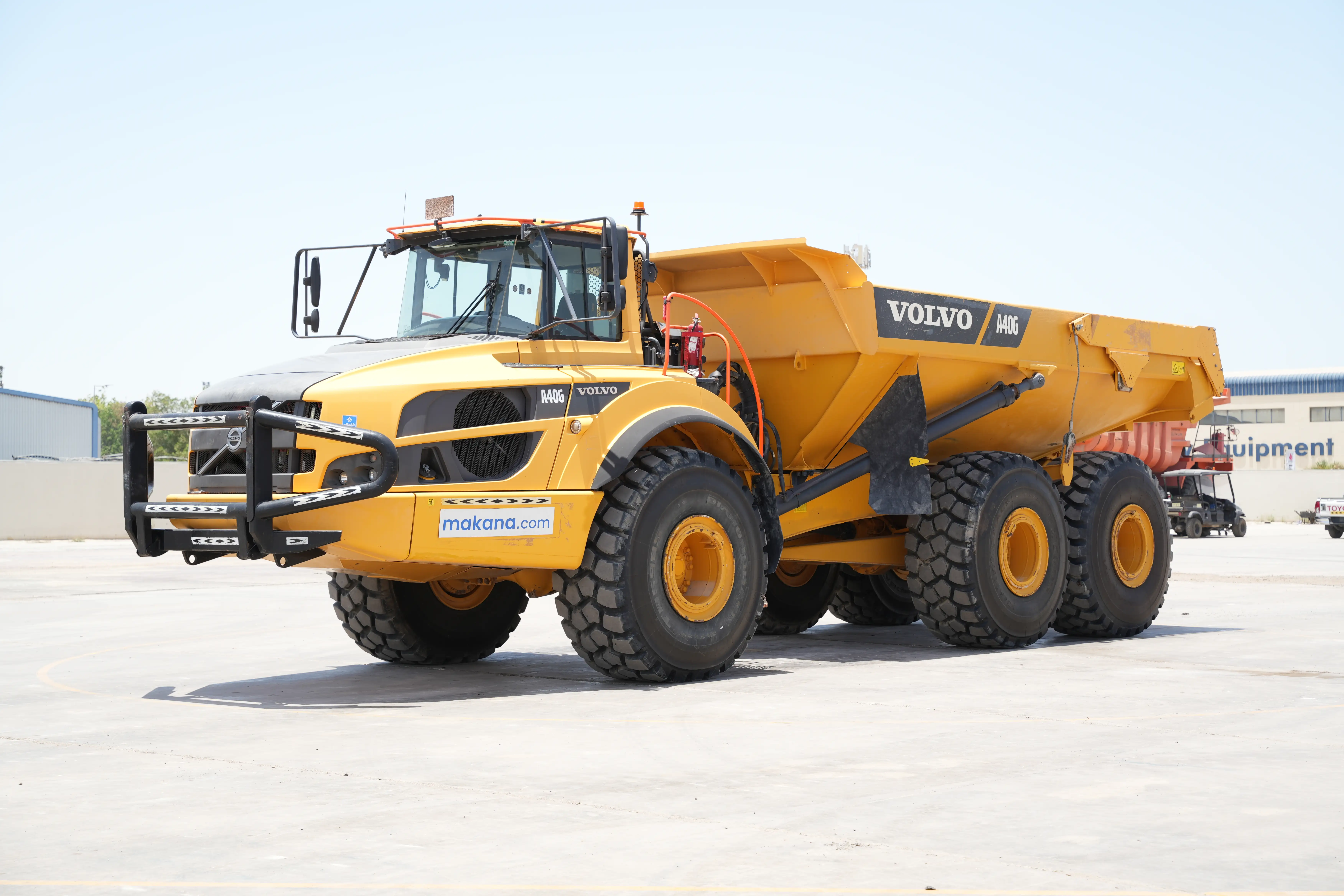 Product-Volvo A40G articulated dump truck-exterior
