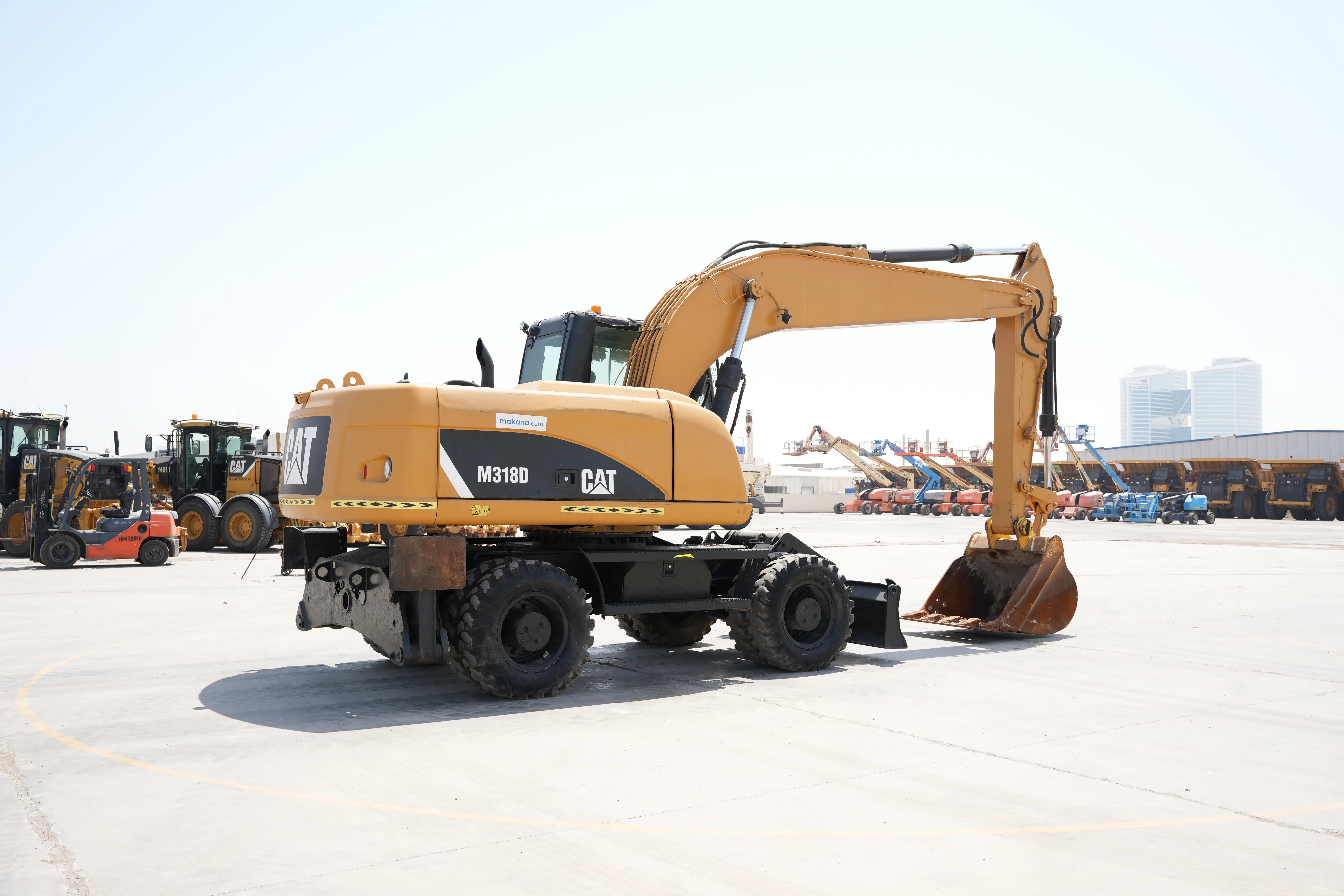Product-Cat M318D wheel excavator-exterior