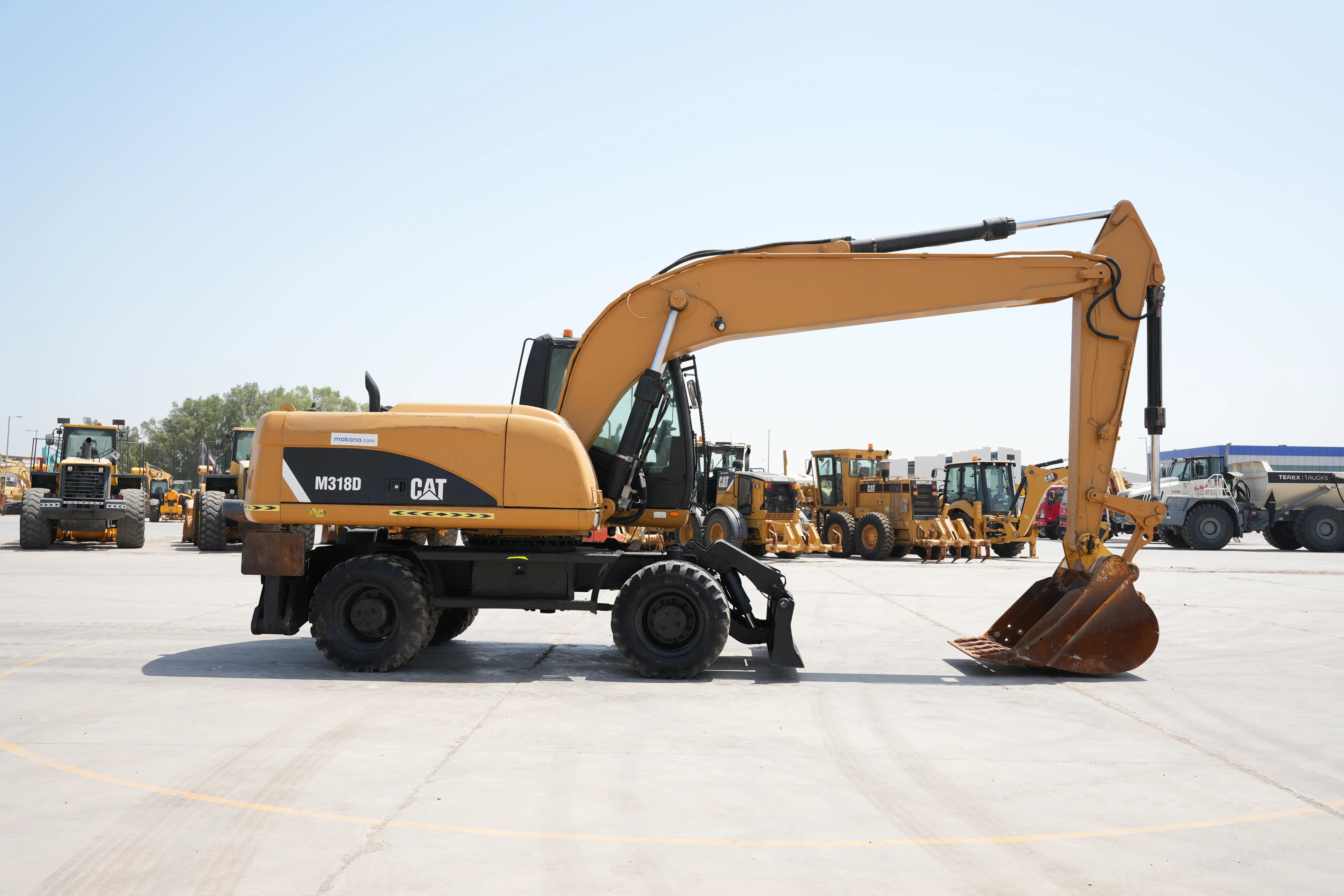 Product-Cat M318D wheel excavator-exterior