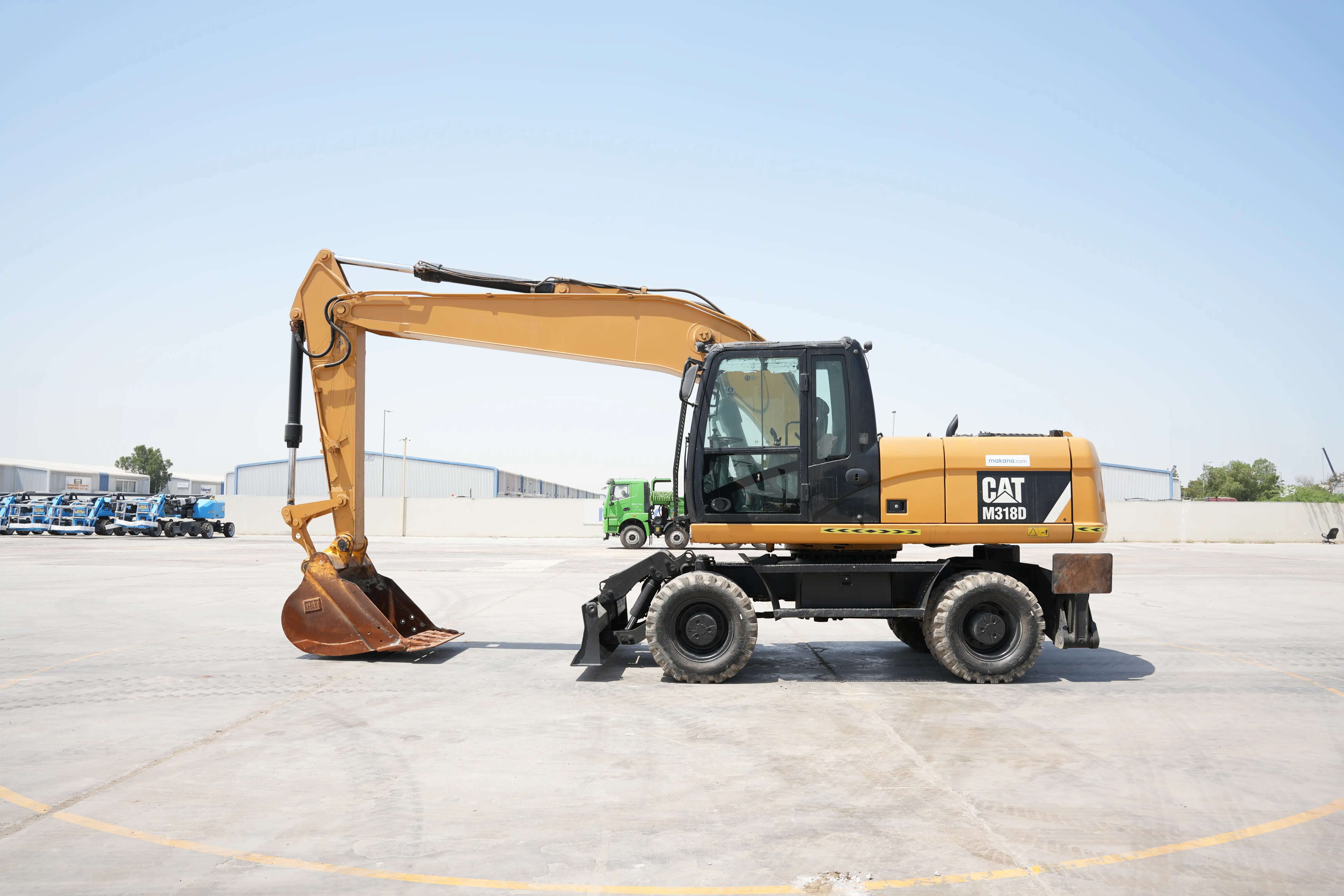 Product-Cat M318D wheel excavator-exterior