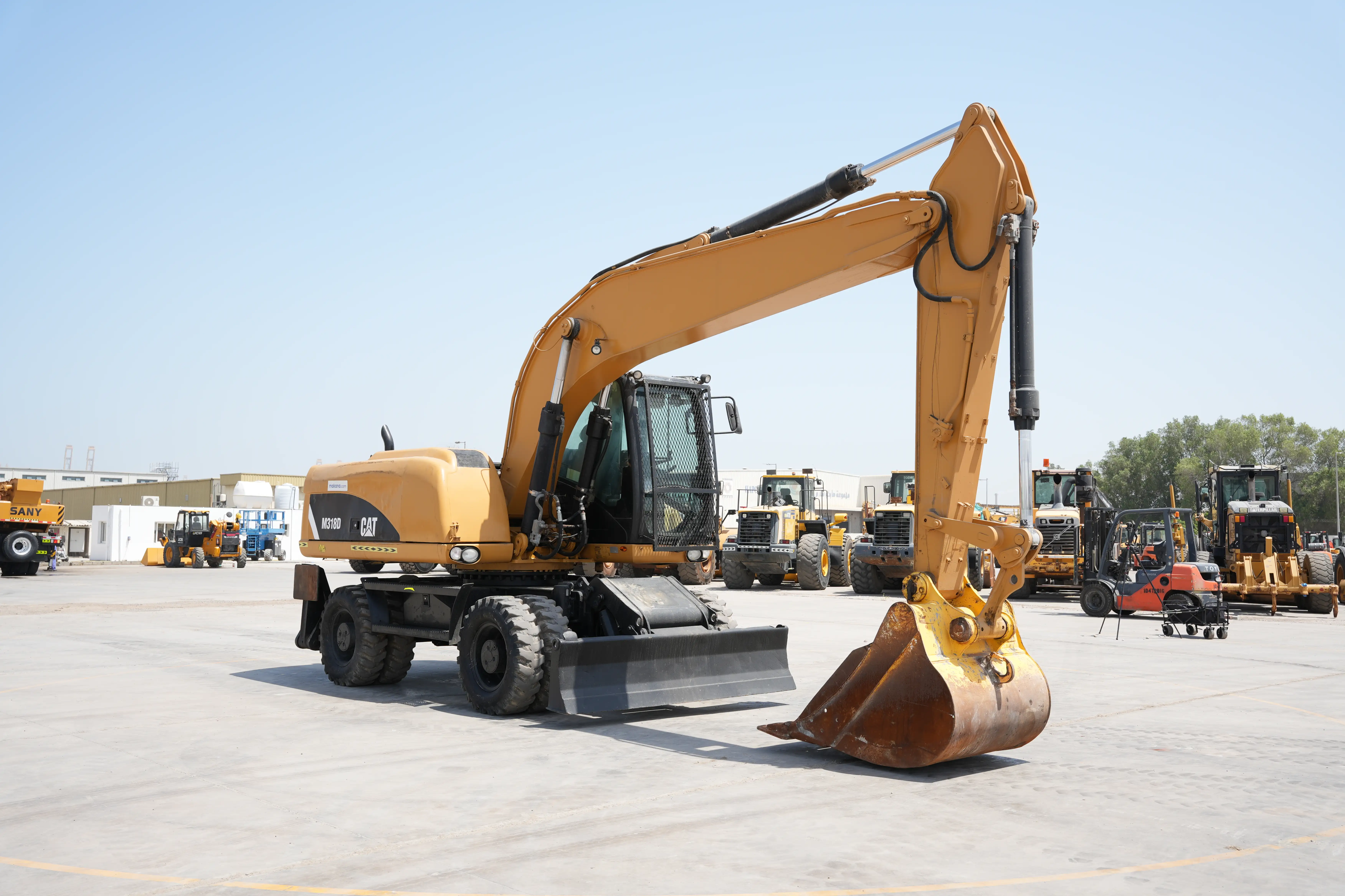 Product-Cat M318D wheel excavator-exterior