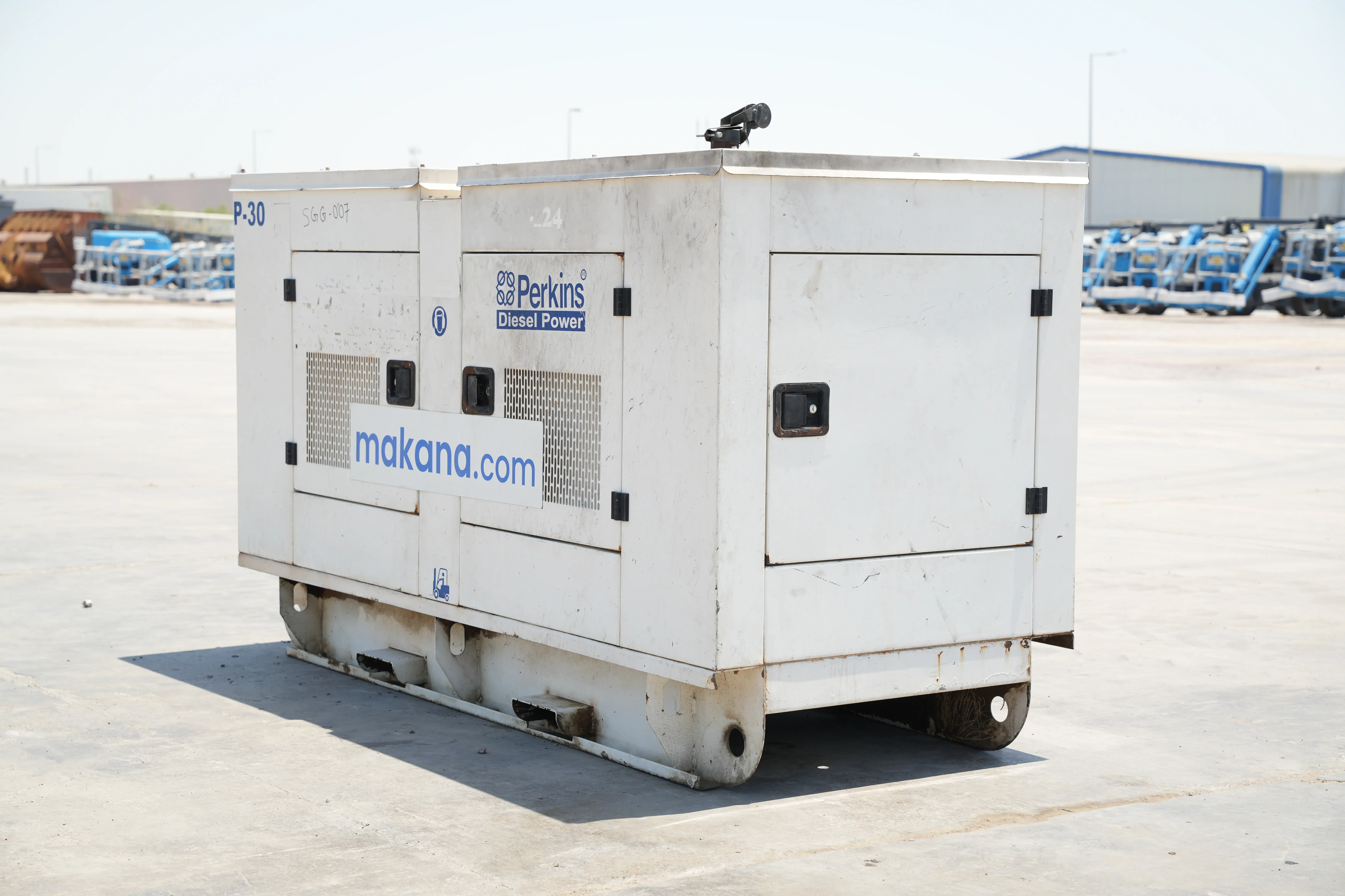 Product-Perkins 30 kVA stationary generator-exterior