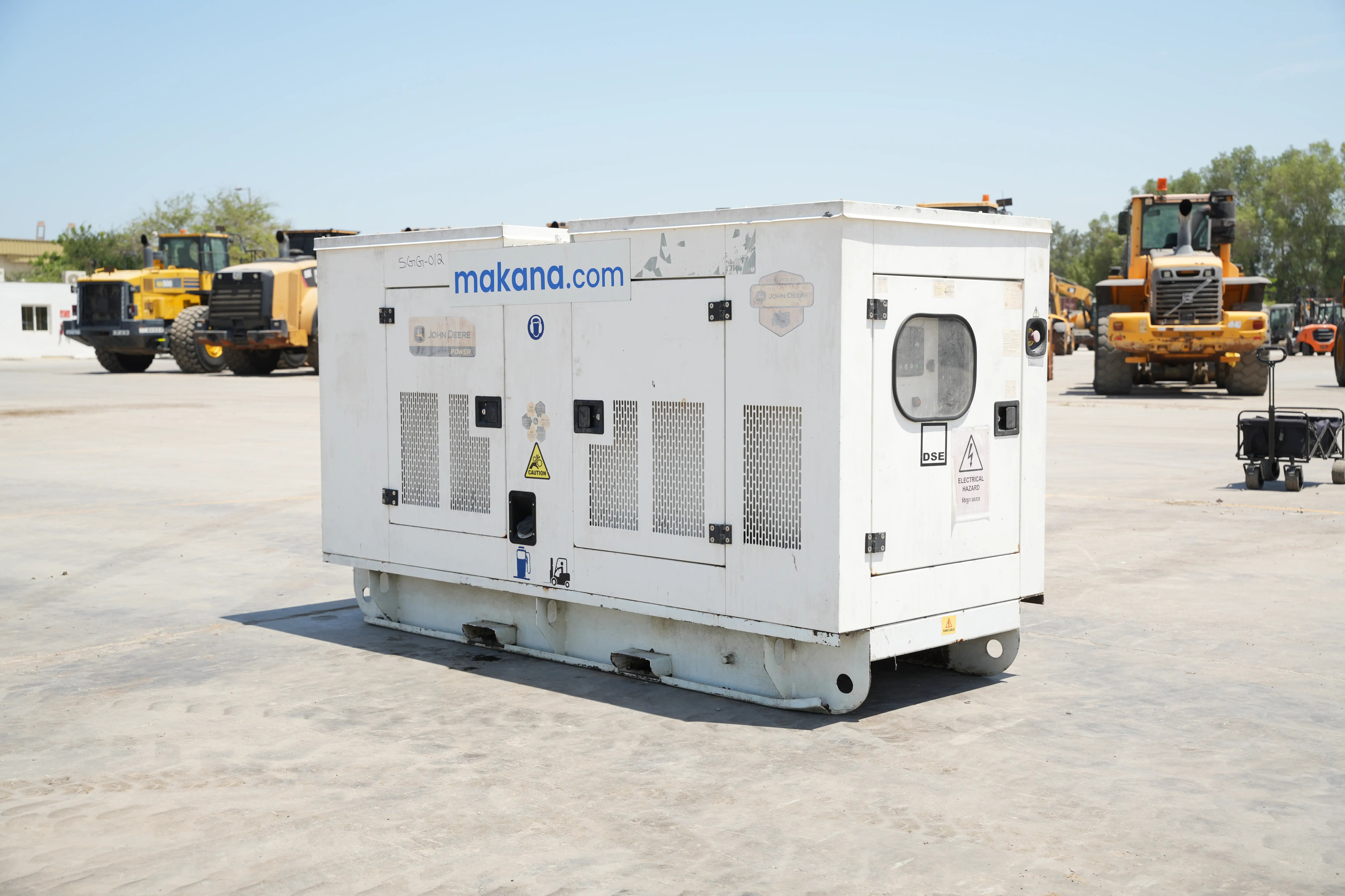 Product-John deere 80 kVA stationary generator-exerior