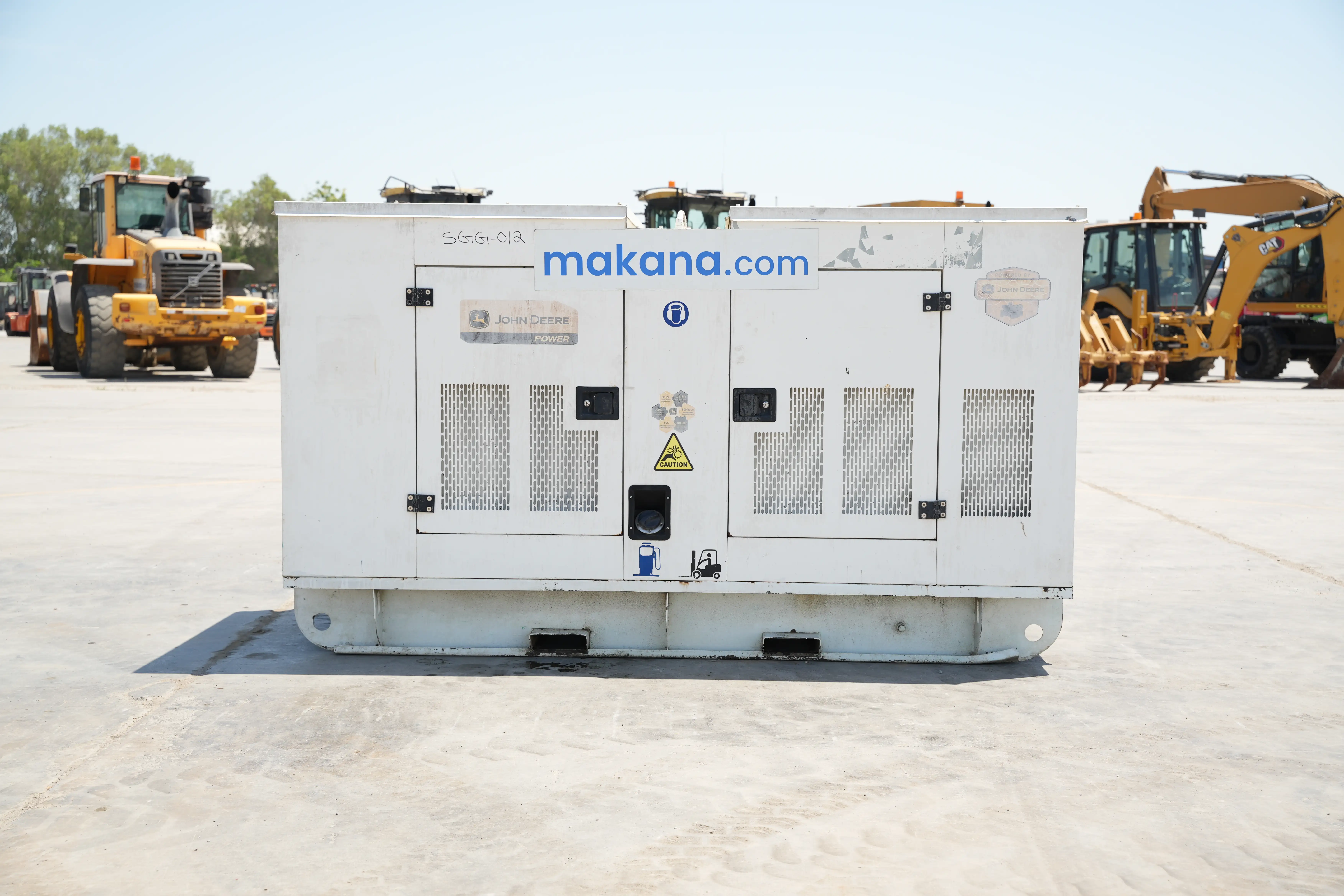 Product-John deere 80 kVA stationary generator-exerior