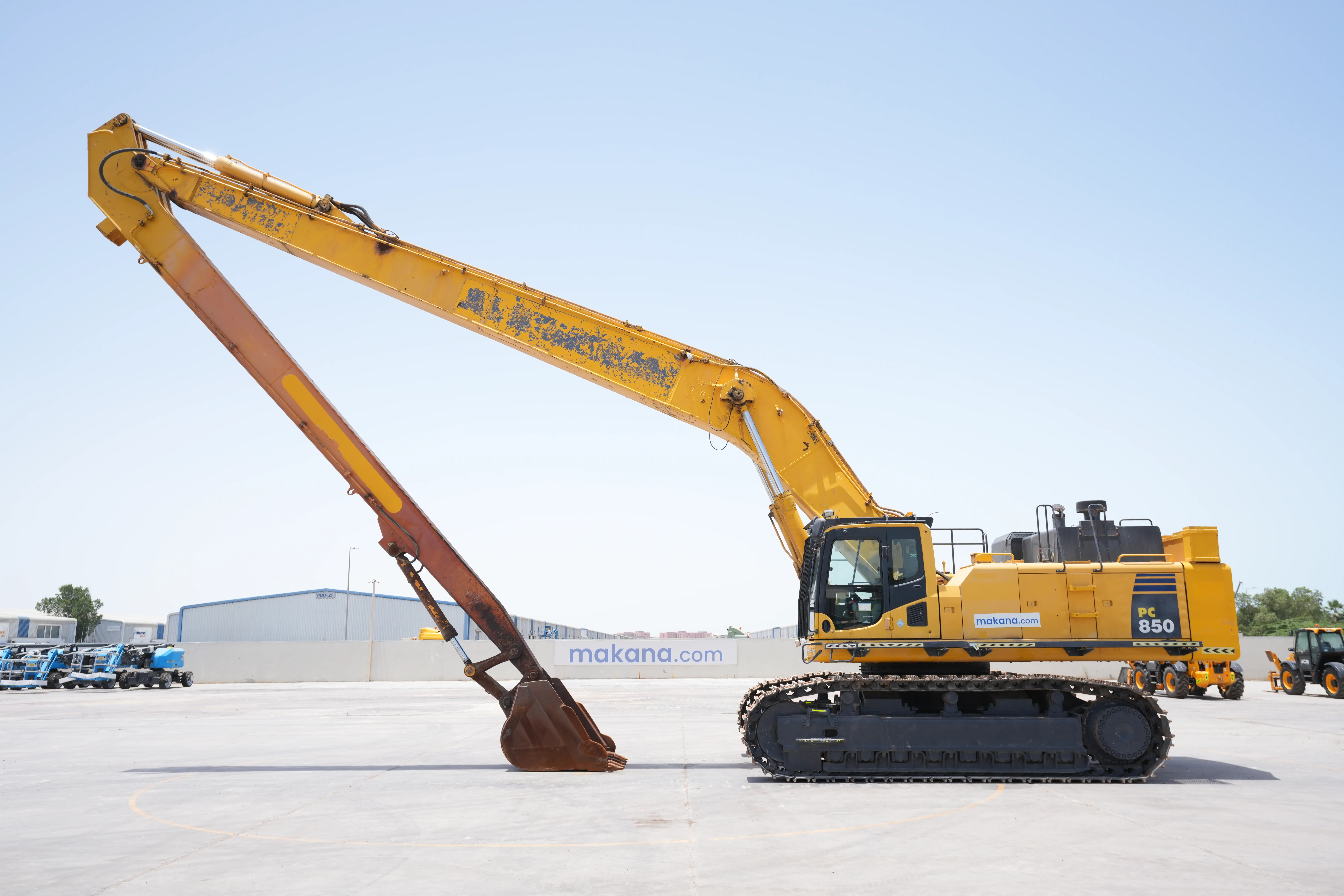 Product-Komatsu PC850-8R1 long boom excavator-exterior