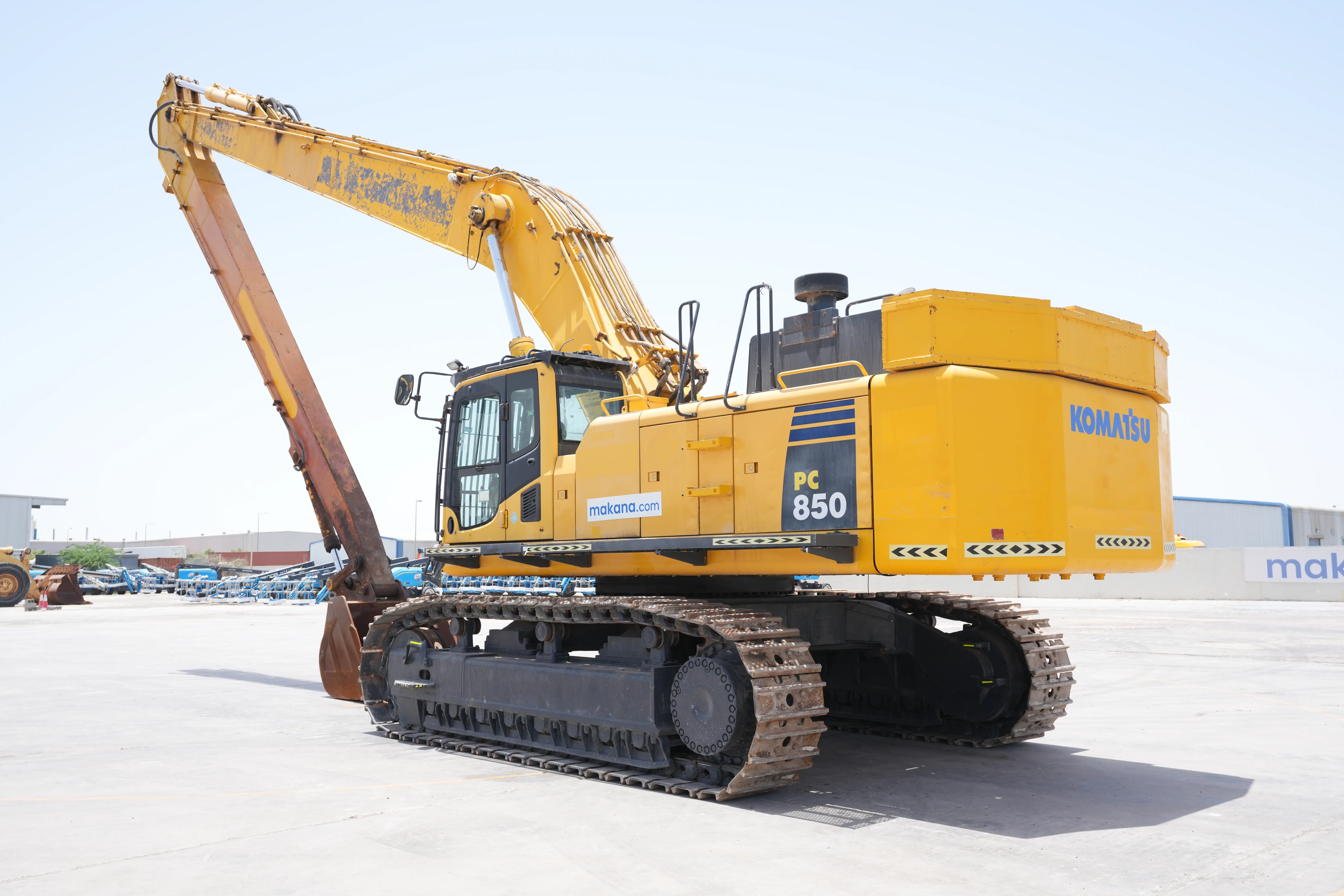 Product-Komatsu PC850-8R1 long boom excavator-exterior