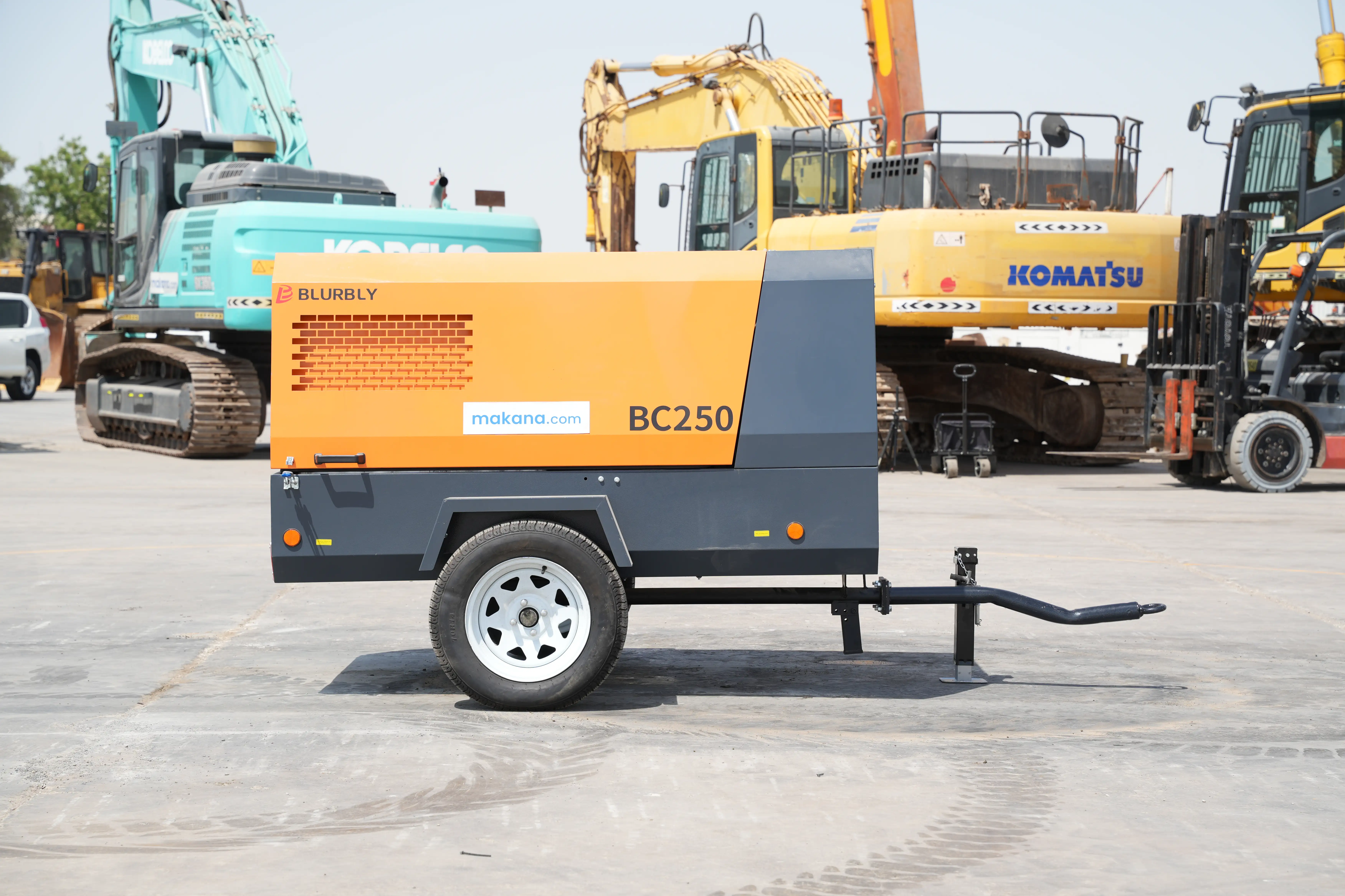 Product-Blurbly BCS250-8 air compressor-extrior