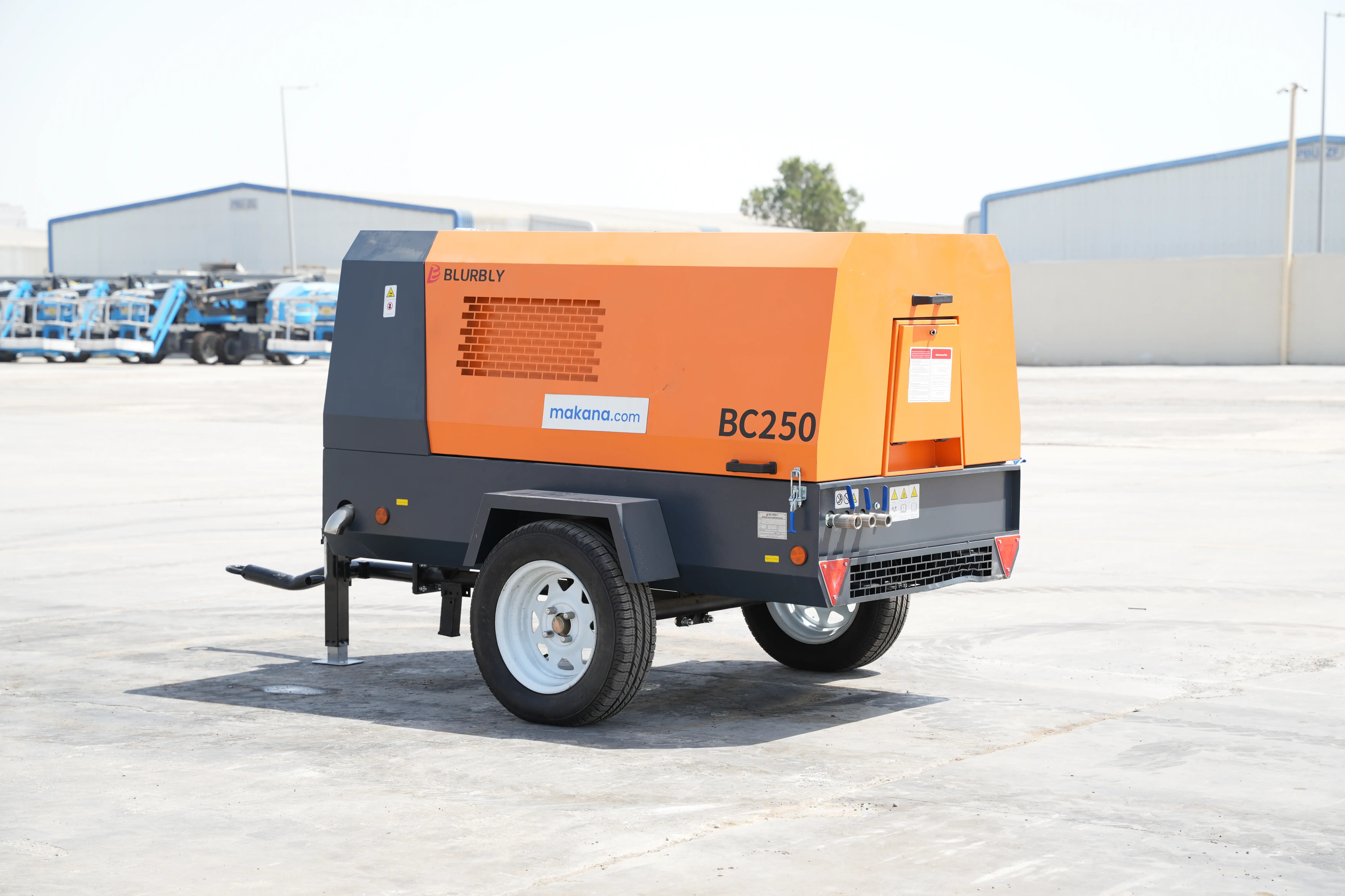 Product-Blurbly BCS250-8 air compressor-extrior