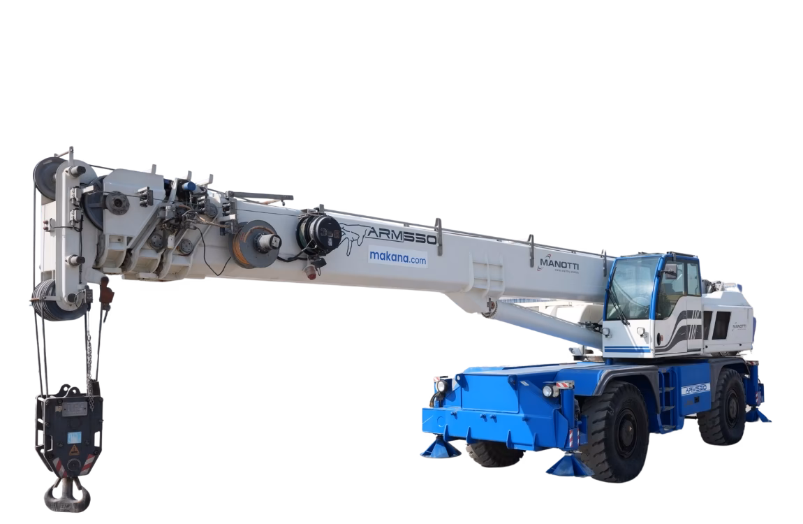 2012 Manotti ARM 550 rough terrain cranecover image