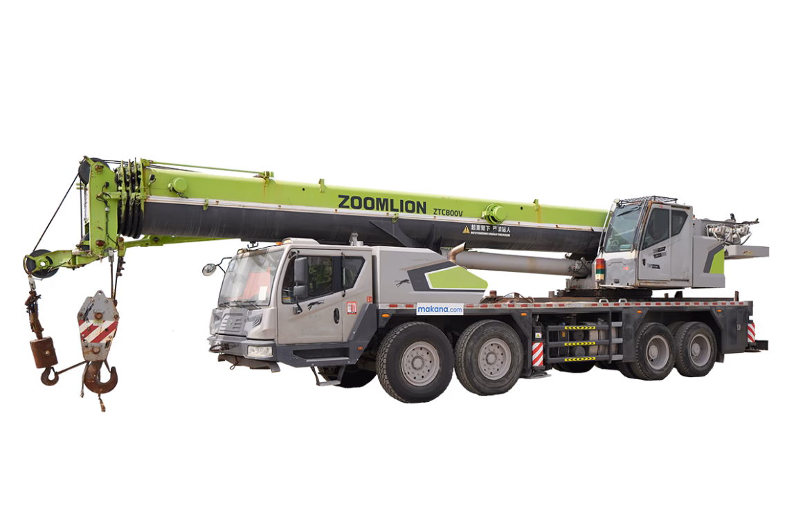 2020 Zoomlion ZTC 800V truck cranecover image