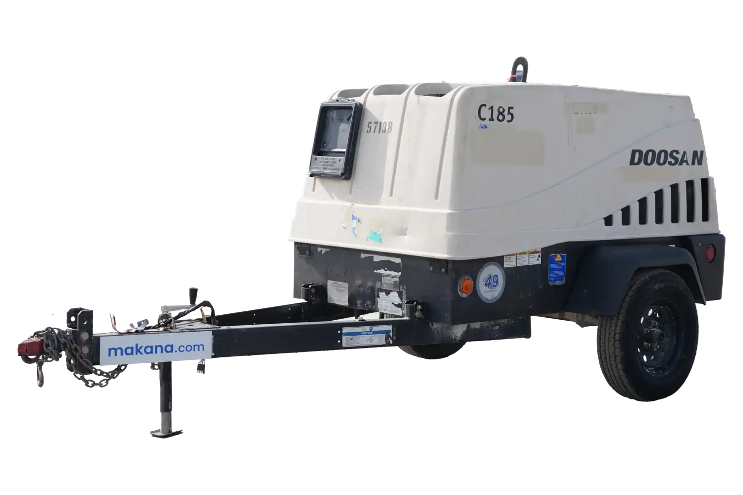 2018 IR Doosan C185 air compressor cover image