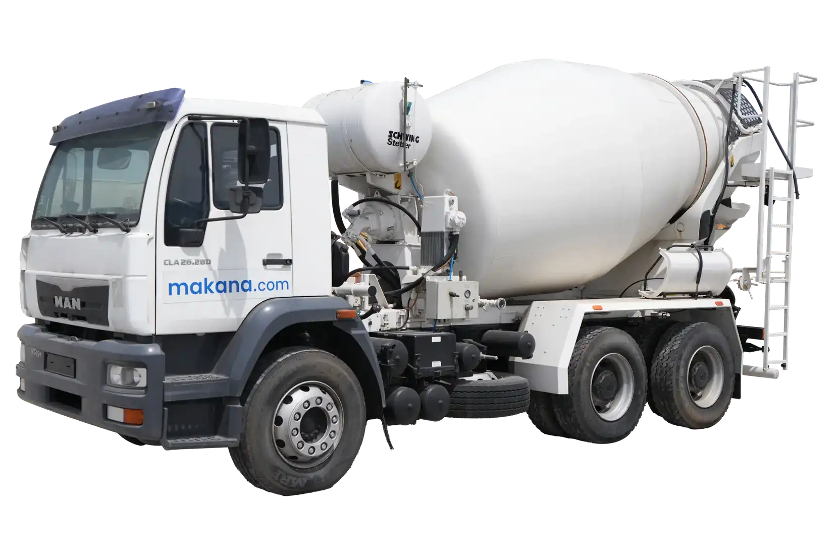 2017 MAN CLA 26.280 6x4 concrete mixer truck cover image