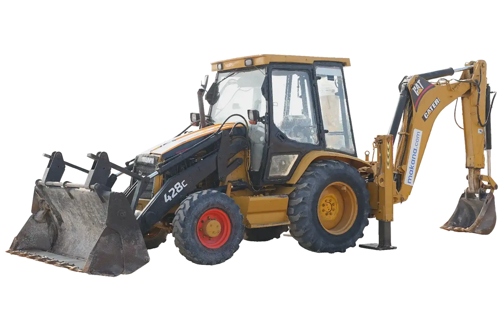 1998 Cat 428C backhoe loader cover image