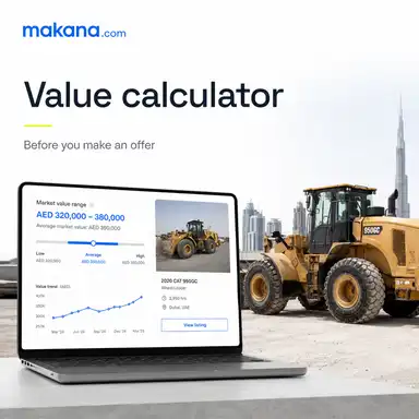 How to know heavy equipment prices: use Makana’s value calculator