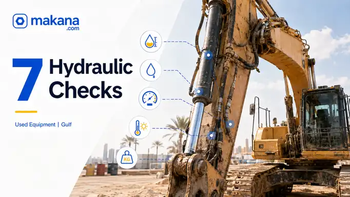 7 Hydraulic system checks before buying used heavy equipment in the Gulf
