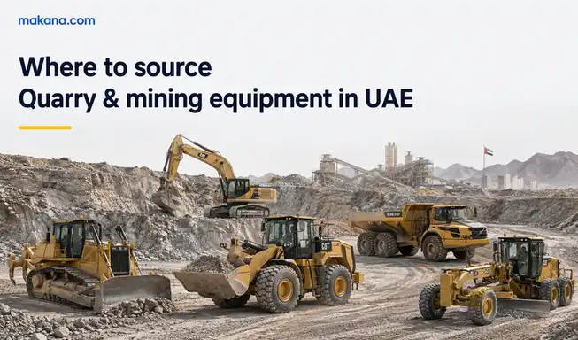 Quarry and mining equipment for sale in UAE: where to source it