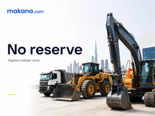 أعلى مزايد يفوز: معنى No Reserve في مزادات المعدات الثقيلة