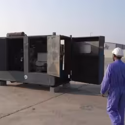 Generation-Perkins 200 KVA Stationary generators-video