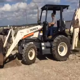 Generation-Terex TX86 Backhoe loaders-video