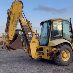 Generation-Komatsu WB140 Backhoe loaders-video