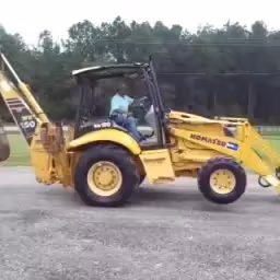 Generation-Komatsu WB150 Backhoe loaders-video