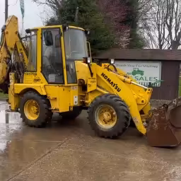 Generation-Komatsu WB70 Backhoe loaders-video