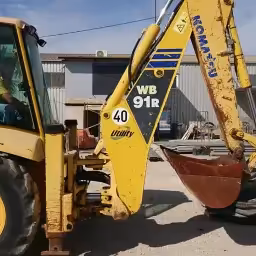Generation-Komatsu WB91 Backhoe loaders-video
