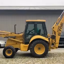 Generation-New holland 675 Backhoe loaders-video