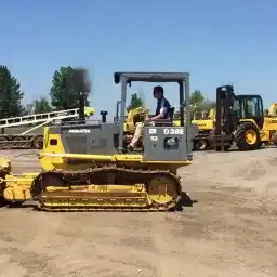 Generation-Komatsu D38 Crawler dozers-video