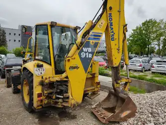 Generation-Komatsu WB91 Backhoe loaders-exterior