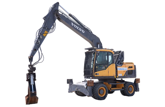 2014 Volvo EW160D wheel excavator