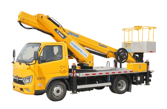 2025 XCMG GKS285 boom lift on Foton 4x2 flatbed truck