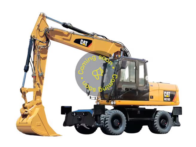 حفارة بعجلات كاتربيلر M318D