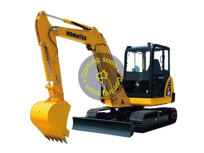 Komatsu PC58-8 mini excavator
