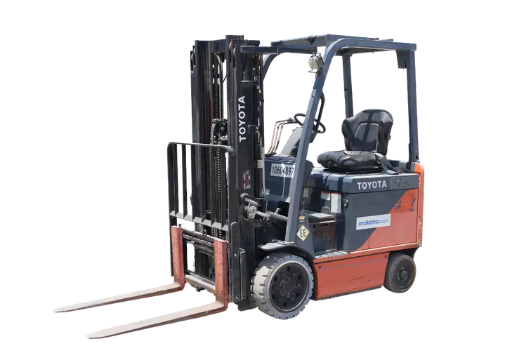 2017 Toyota 8FBCU25 electric forklift