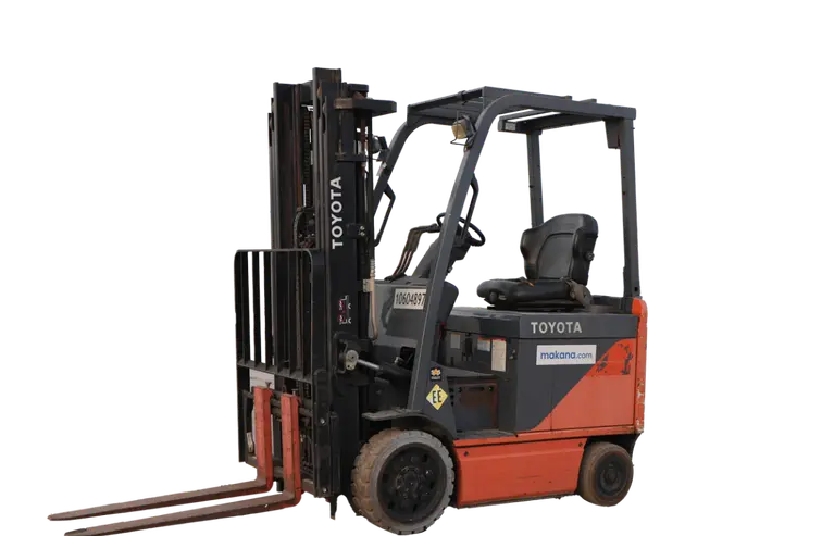 2017 Toyota 8FBCU25 electric forklift