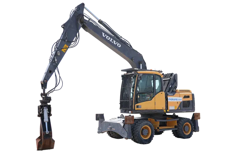 2014 Volvo EW160D wheel excavator