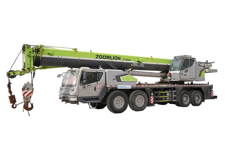 2020 Zoomlion ZTC 800V truck crane